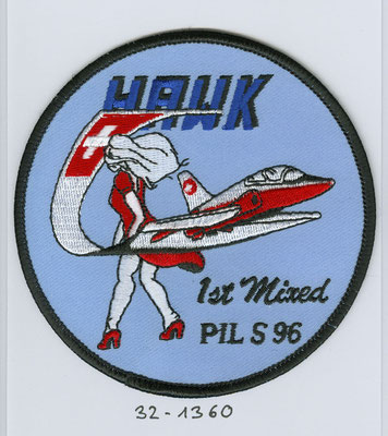 Die erste Pilotenschule Jet mit einer Frau: Pil S 96 auf Hawk