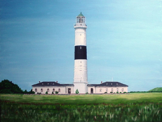"Leuchtturm Kampen Sylt" Acryl auf Leinwand 60x80 cm 08.2004