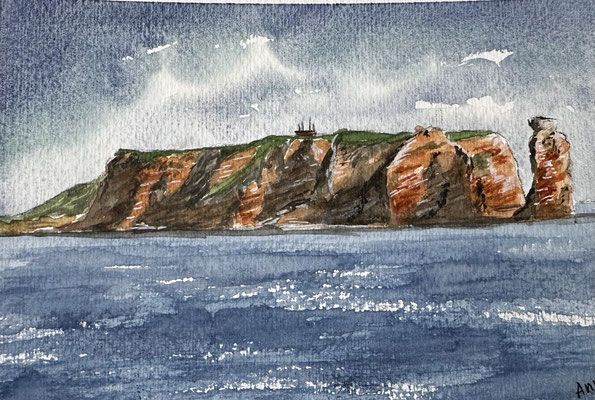 "Helgoland" Aquarell 18x13xm