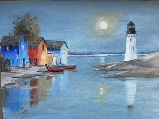 Öl auf Malpappe 40x30cm 12.2025