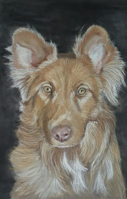 "Santi" Pastell auf Hahnemühle DinA4 09.2018