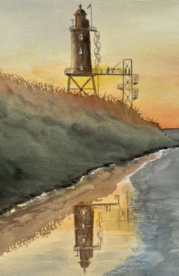 "Obereversand" Aquarell 20x30cm 