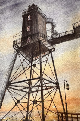 "Obereversand" Aquarell DinA 4 08.2025