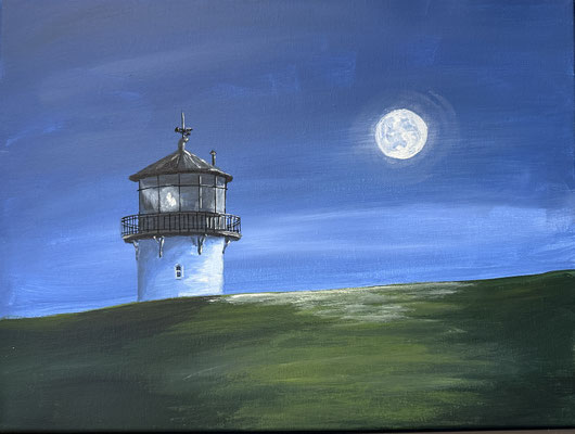 Dicke Berta Acryl auf Leinwand 40x30cm 02.26