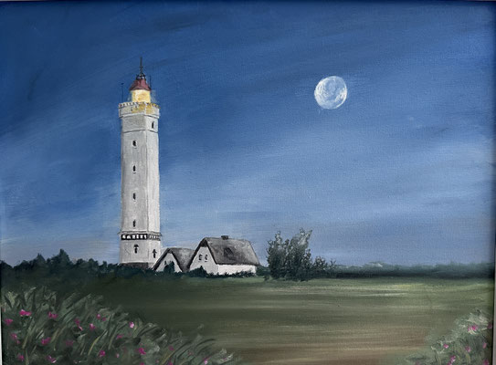 "Blavand Fyr" Öl auf Malpappe 40x30cm