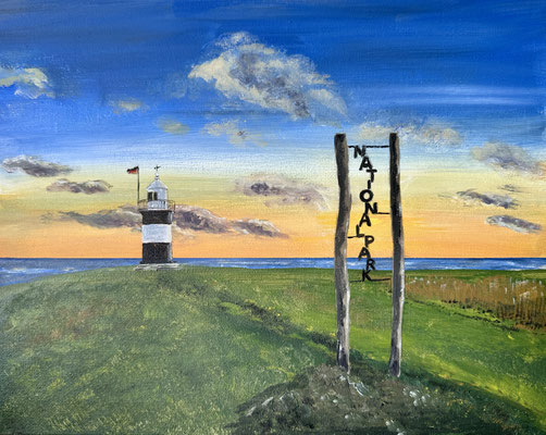 "Kleiner Preuße" in Acryl auf Malpappe 30x24cm