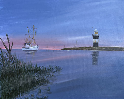 "Kleiner Preusse" Acryl auf 40x30 cm Leinwand 08.2025