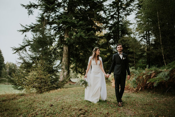 Marion / Oct. 2018 - Photos Vivien Malagnat - Ludivine Guillot, robe de mariée sur mesure à Lyon.