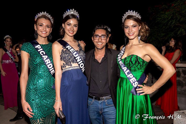 Camille Bernard - Miss Rhône-Alpes 2016 - Lors d'une soirée officielle à l'Ile de la Réunion pendant son aventure Miss France