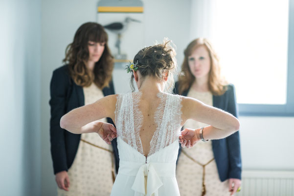 Chloé / Avril 2016 - Ludivine Guillot, robe de mariée sur mesure à Lyon.