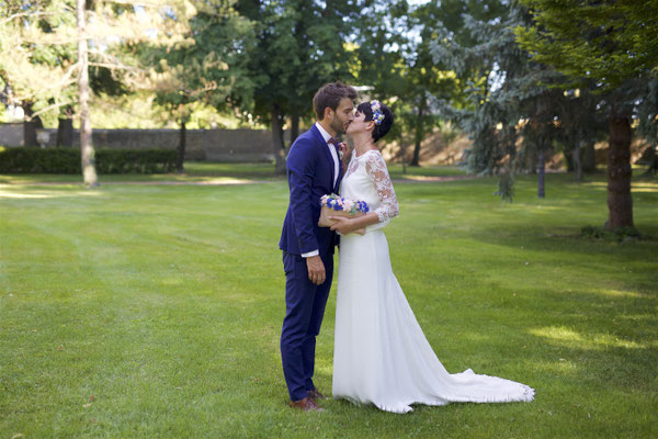 Perrine / Juillet 2017 - Ludivine Guillot, robe de mariée sur mesure à Lyon.