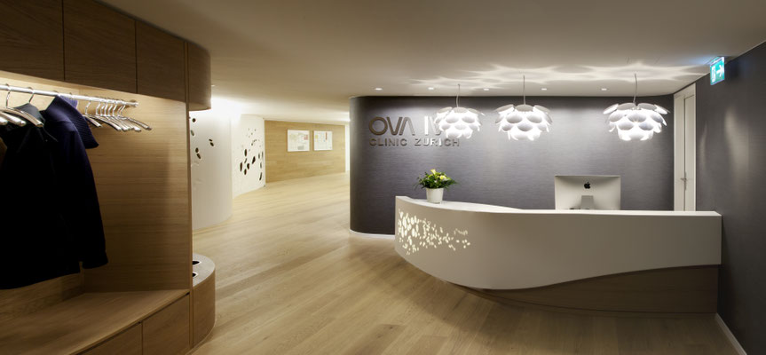 OVA IVF Clinic Zürich, Architektur: Monoplan AG, Zürich, Lichtplaner: Sommerlatte & Sommerlatte GmbH, Zürich