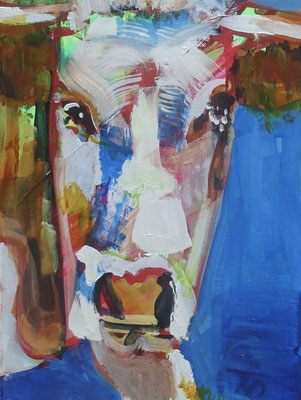 Retrato de vaca 5, 40x30, acrylic on canvas