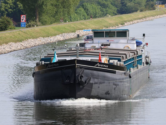 Motorvrachtschip Avena (ENI 02300031), varend onder Nederlandse vlag
