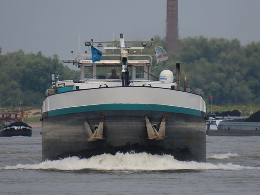 Motorvrachtschip Marelie (ENI 02205160) op de Waal