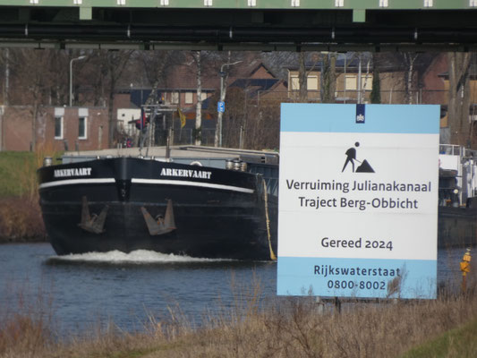 Verruiming Julianakanaal tussen Berg aan de Maas en Sluis Born