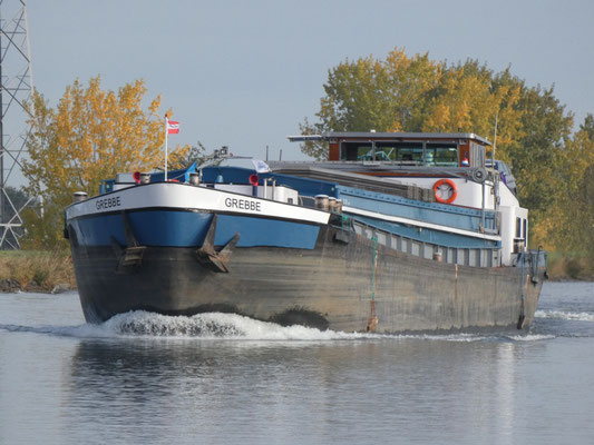 Motorvrachtschip Grebbe ENI 02103609 leeg