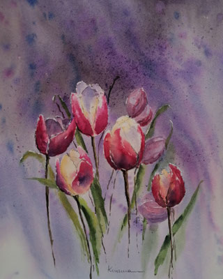 Tulpen, 30 x 40 cm