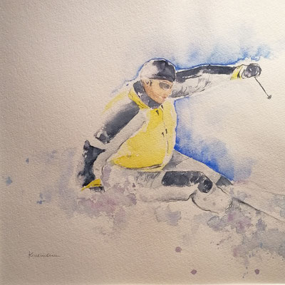 Skifahrer