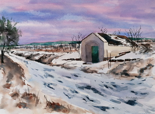 Keller bei Pulkau, 40 x 30 cm