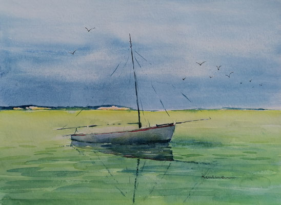 Boot, 40 x 30 cm