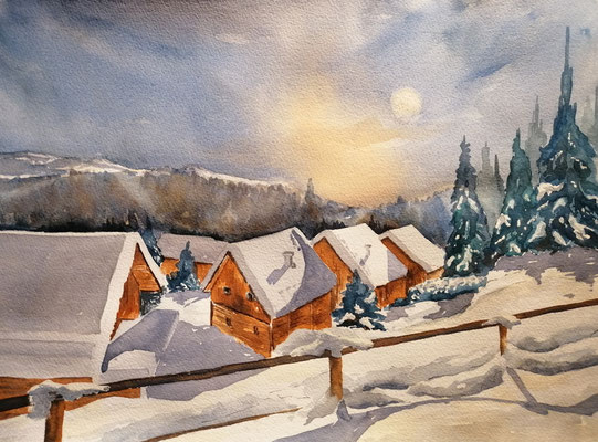 MarktlAlm auf der Turracher Höhe, 40 x 30 cm