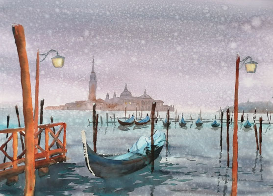 Venedig - San Giorgio Maggiore, 40 x 30 cm 