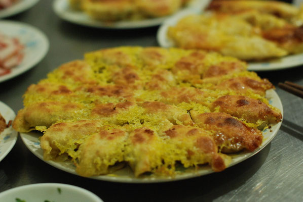 方素栄のお店の焼き餃子 方素栄さん経営のお店で出された方さんお手製の焼餃子