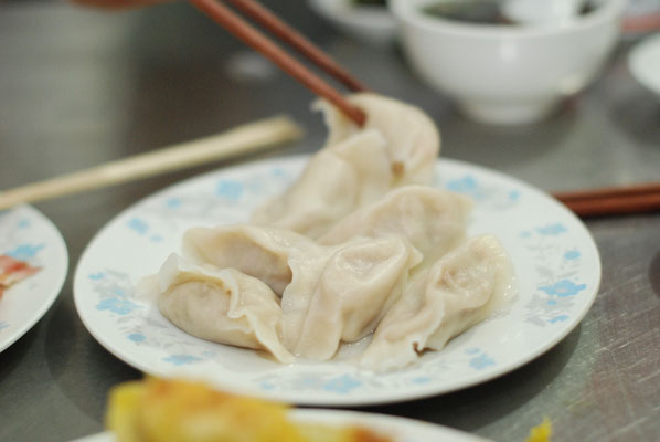 方素栄さんのお店の水餃子