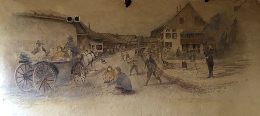 Wandgemälde - ehemaliges Restaurant Schützengasse