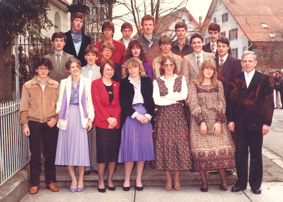 Konfirmation Pfr. E. Marti - 1979