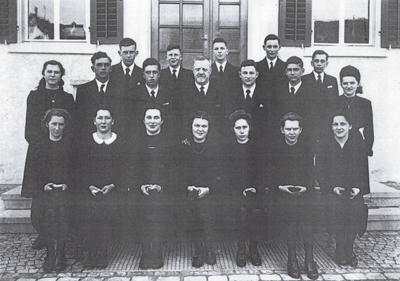 Konfirmation Pfr. J. Urner - 1942