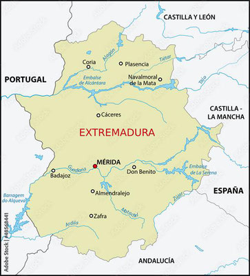 Die Extremadura ist die Region in Europa mit der höchsten Biodiversität, also Anzahl der Arten an Tieren und Pflanzen.
