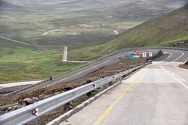 Auf den Strassen von Lesotho.