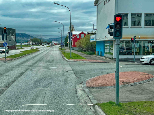 Ampel mit Herz