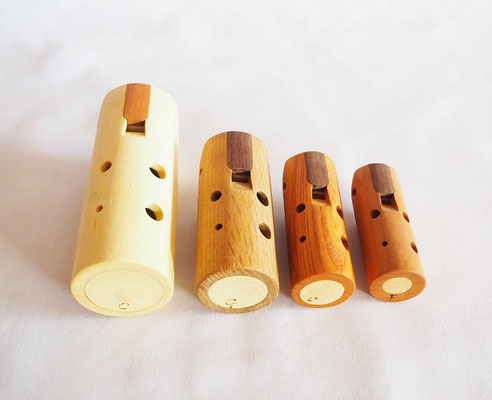 いろいろな木のオカリナ - 七曜工房 木のクラフトと笛の製作販売