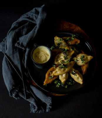 Gyozas mit Shiitake & Miso