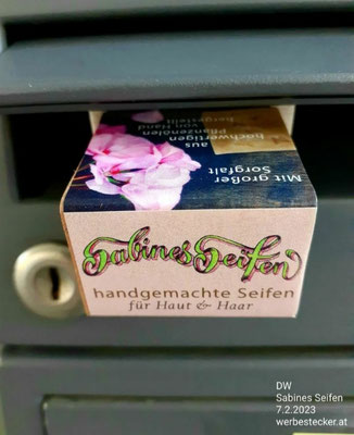 Briefkastenstecker 'Sabines Seifen'