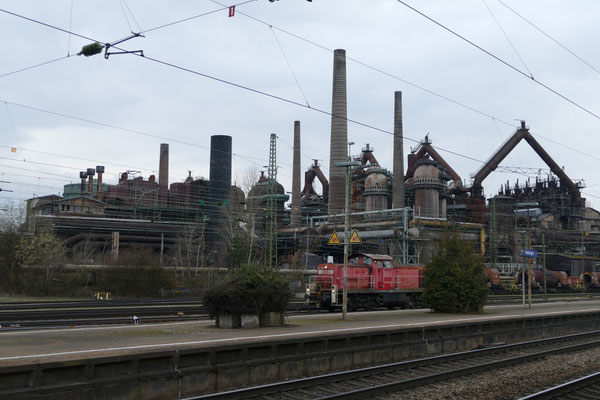 Noch ein letzter Blick beim Alten Bahnhof Völklingen