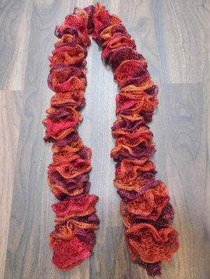 Herbstfarben-Glitzer (orange, rot, violett) 