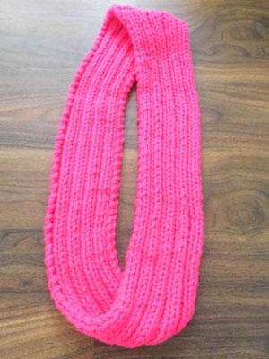 pinker Winterschal Loop 