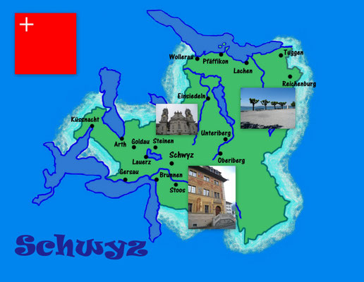 map Kanton Schwyz