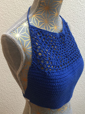 Neckholder blau