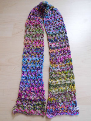 bunt (blau, grün, violett, pink) 