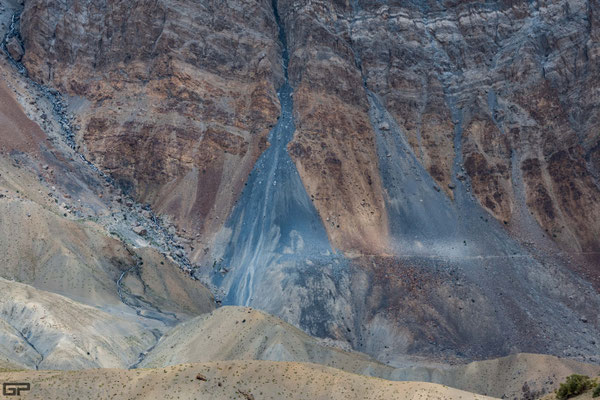 Zanskar - Mountains  along Lingshed trekking