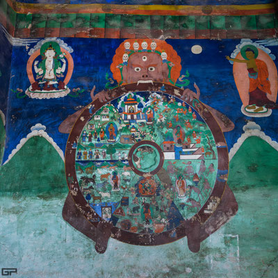 Ladakh - Likir monastery - Wheel of Life