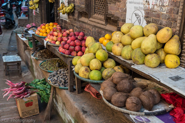 In the streets of Bhaktapur, Nepal, 2013