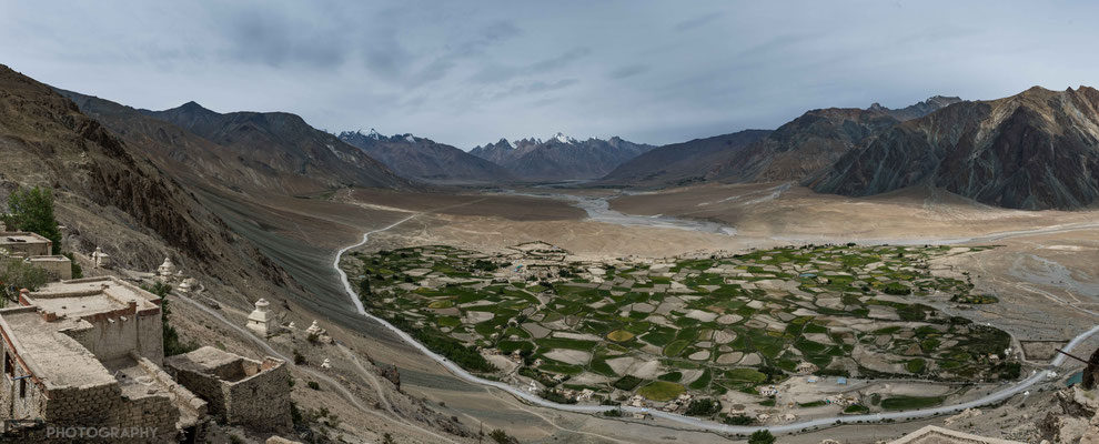 Zanskar - Panoramic vies from Zangla Gompa