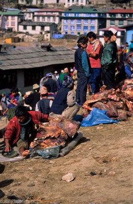 Market in Namche Bazar