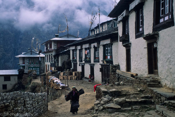 Houses in Namche Bazar